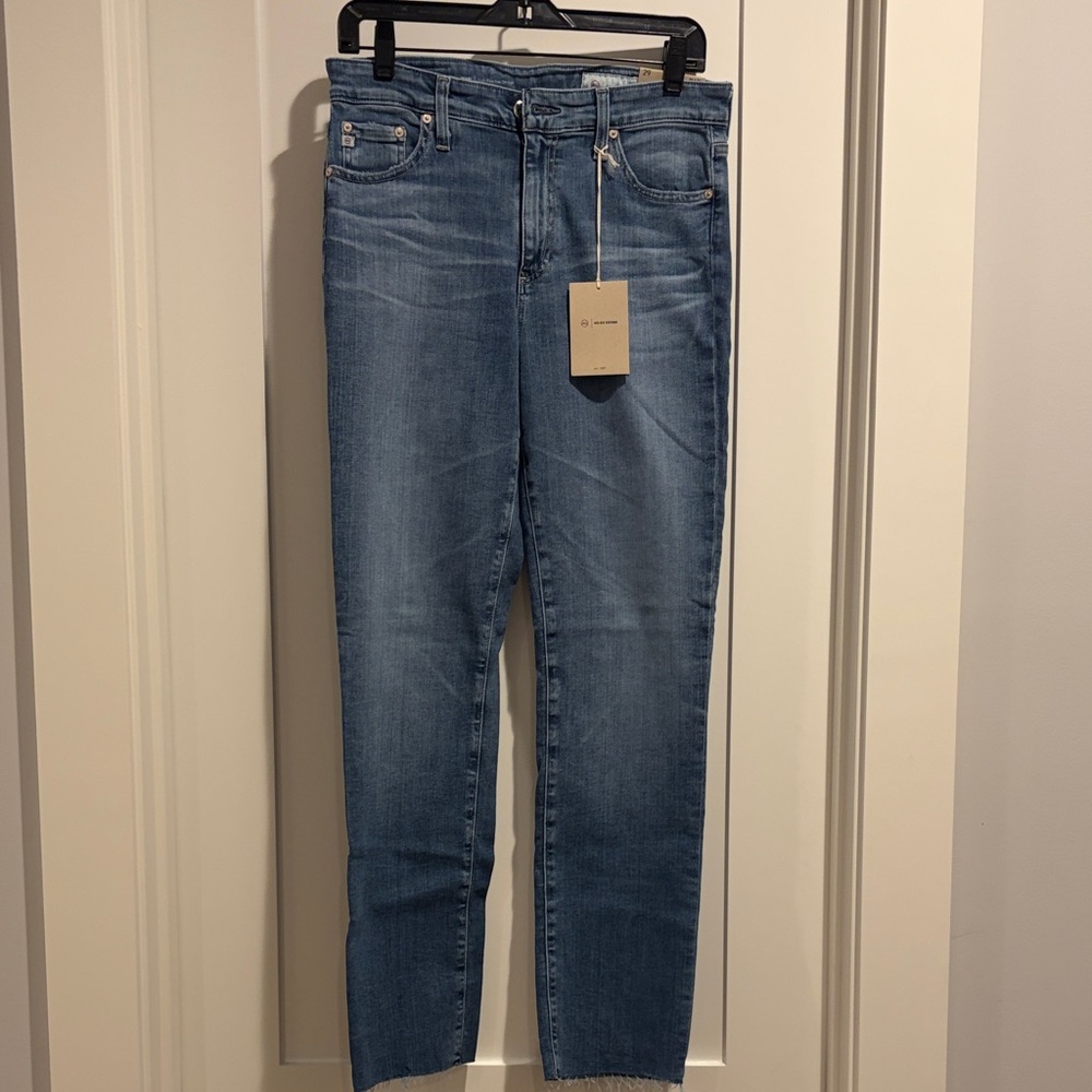 AG Adriano Goldschmied Light Blue Denim Jeans